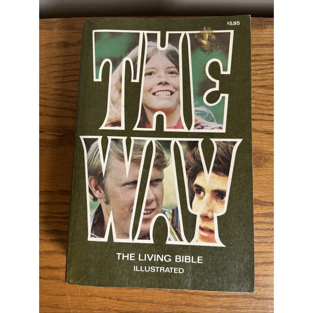 Vintage 70 The Way: The Living Bible Tyndale House Pub Illustrated